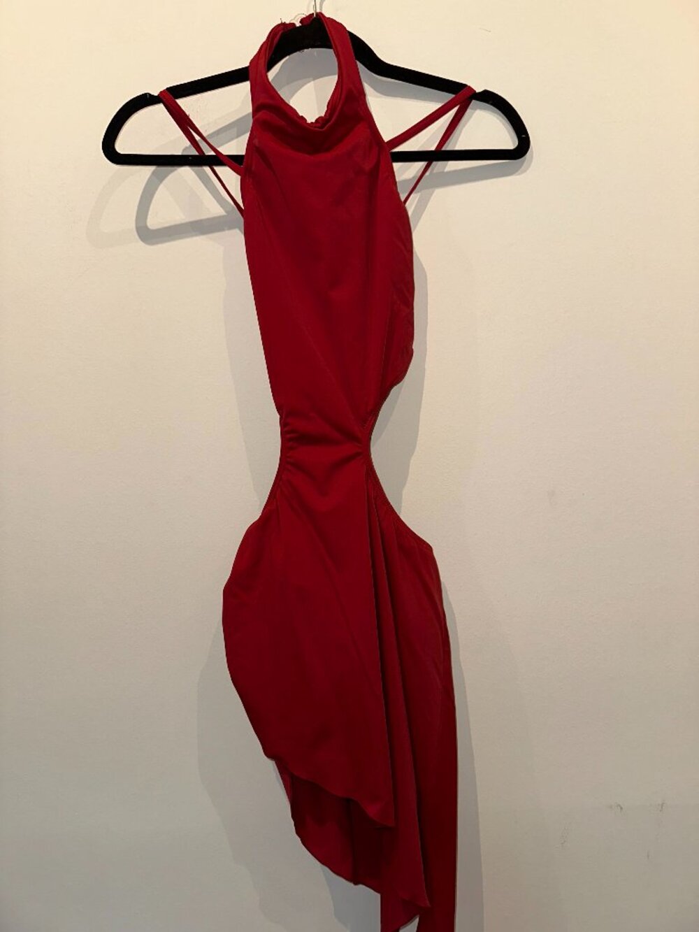Tenth House 2-Die-4 Red Halter Cutout Lyrical Dance Costume Dress